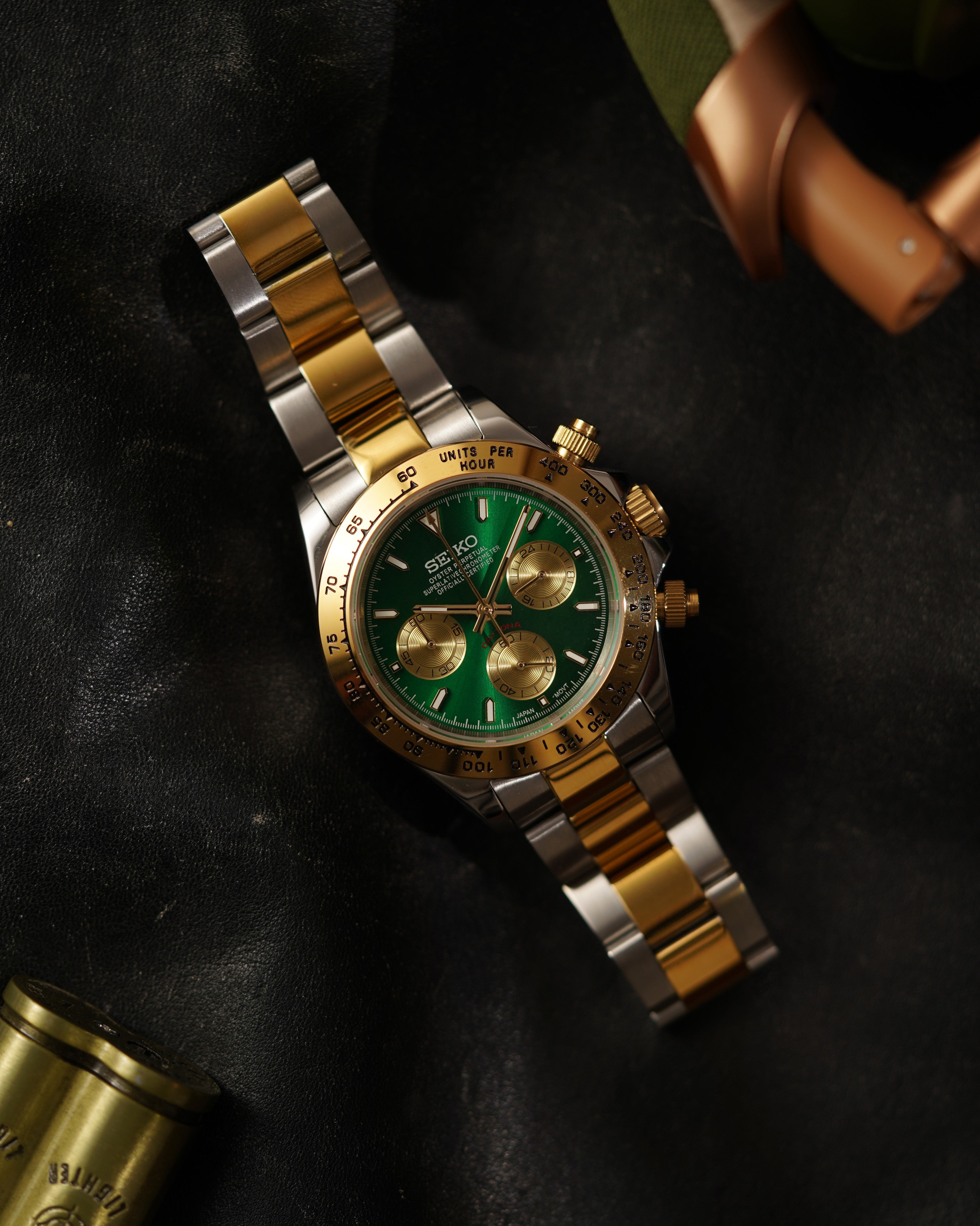Seiko Tona | Gold & Green