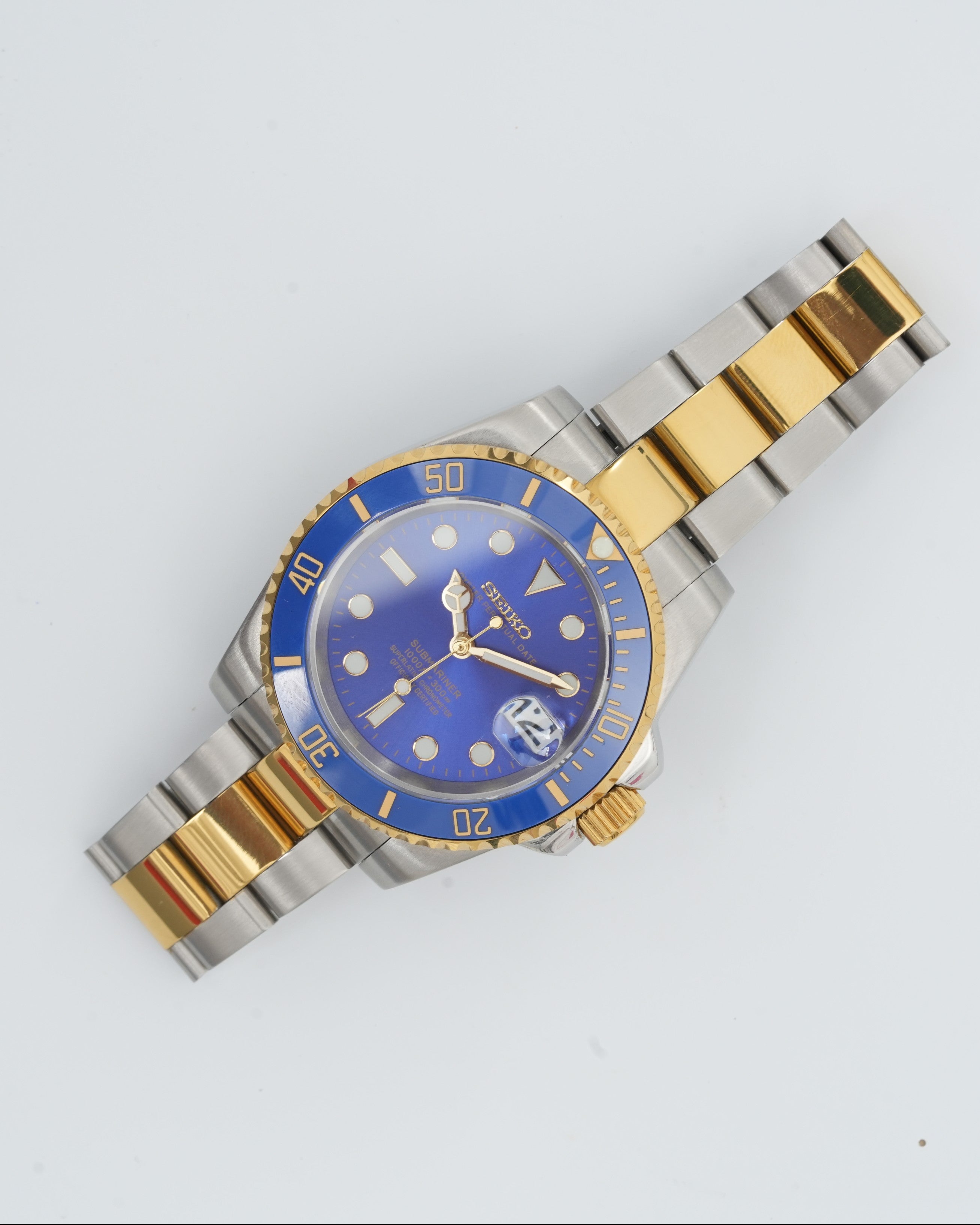 Seiko Marine |Chrome, Blue and Yellow Gold